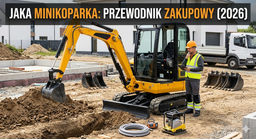 Jaka minikoparka na start? Kompletny przewodnik zakupowy (2026)