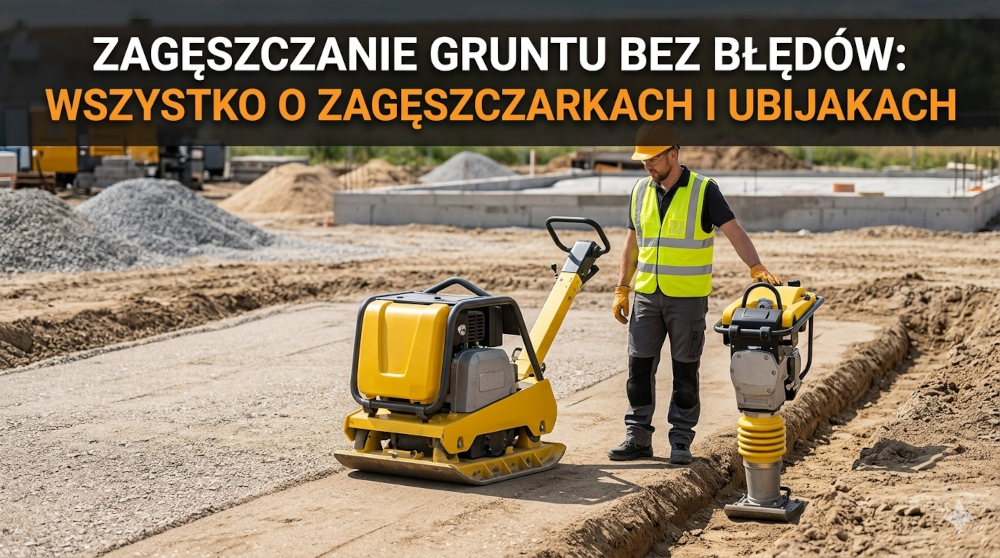 Zagęszczanie gruntu bez błędów: Wszystko o zagęszczarkach i ubijakach